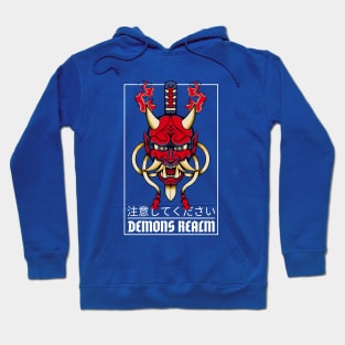 Oni Mask With Dagger Hoodie